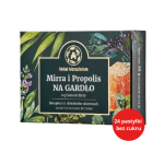 Mirra i Propolis na Gardło bez cukru 24 pastylki do ssania - Herbal Monasterium