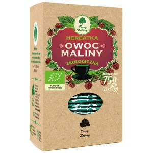 Owoc maliny EKO fix 25 x 2 g (saszetki) - Dary Natury