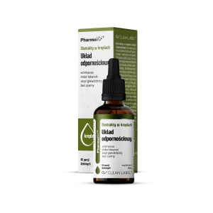 Układ odpornościowy Ekstrakty w kroplach jeżówka, imbir, anyż, bez czarny 30 ml - PharmoVit