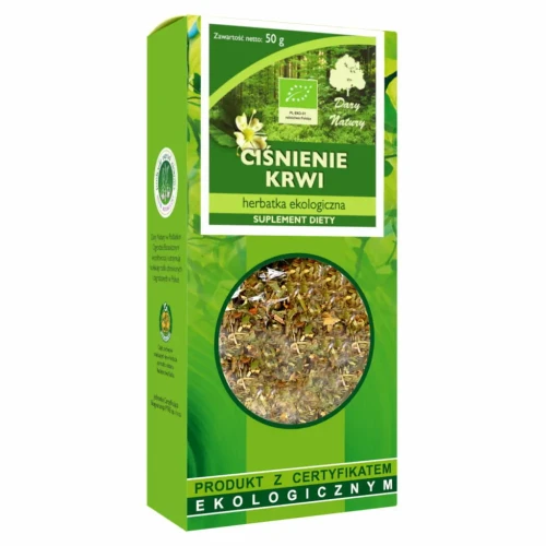 Ciśnienie krwi - mieszanka ziołowa EKO 50 g - Dary Natury