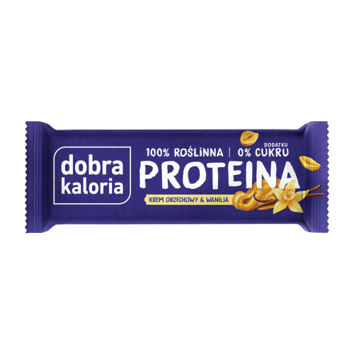 Baton Proteina krem orzechowy & wanilia 45 g - Dobra Kaloria