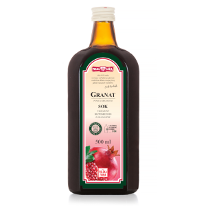 Sok granat 100% bez cukru 500 ml - Polska Róża