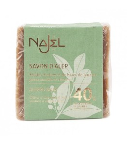 Mydło z Aleppo 40% oleju laurowego 185 g - Najel