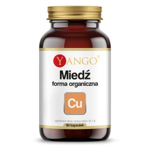 Miedź forma organiczna 90 kapsułek - Yango