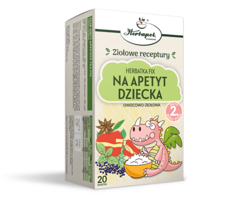 Herbatka Na Apetyt Dziecka fix 20 x 2 g - Herbapol Kraków