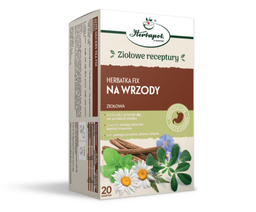 Herbatka na wrzody fix 20 x 2 g - Herbapol Kraków