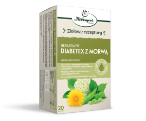Herbatka Diabetex z morwą 20 x 1,5 g (saszetki) - Herbapol Kraków