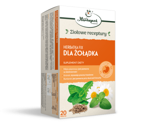 Herbatka dla żołądka fix 20 x 2 g - Herbapol Kraków