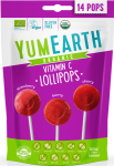 Lizaki owocowe z witaminą C EKO 14 sztuk - YumEarth Organic