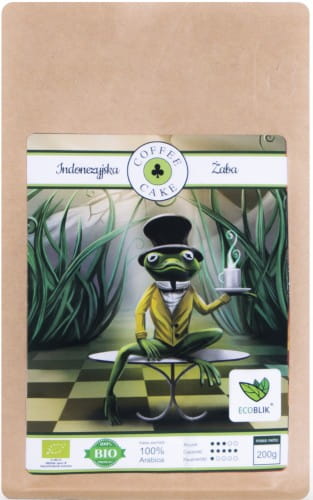EcoBlik kawa ziarnista ekologiczna Indonezyjska Żaba 1 kg - Aliness