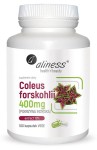 Coleus Forskohlii Pokrzywa indyjska 10% 400 mg 100 kapsułek vege - Aliness