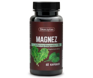 Magnez 4 formy + B6 Szpinak, jarmuż 60 kapsułek - Skoczylas