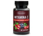 Witamina C TRIO Dzika róża, aronia, acerola 60 kapsułek - Skoczylas