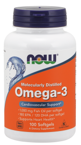 Omega-3 1000 mg 100 kapsułek - Now