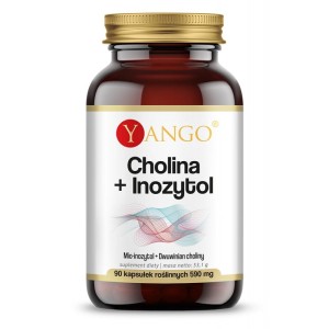 Cholina + Inozytol 90 kapsułek roślinnych - Yango