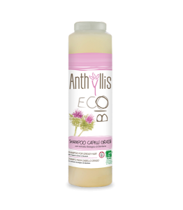 Szampon do włosów przetłuszczających się i z łupieżem łopian ECO BIO 250 ml - Anthyllis