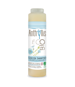 Szampon i żel pod prysznic z wyciągiem z lnu i proteinami ryżu ECO BIO 250 ml - Anthyllis
