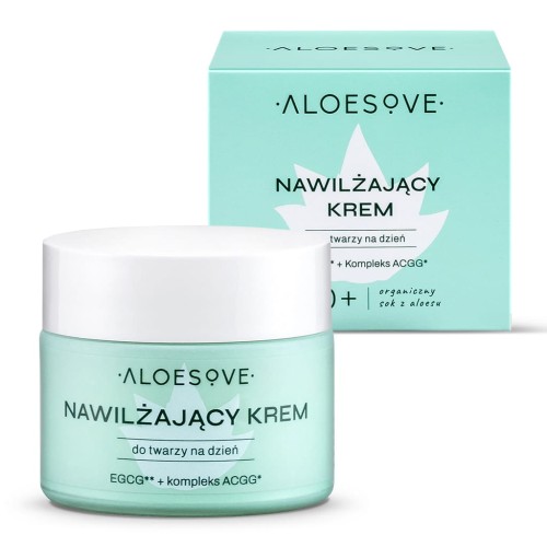 Nawilżający krem do twarzy na dzień 50 ml - Aloesove