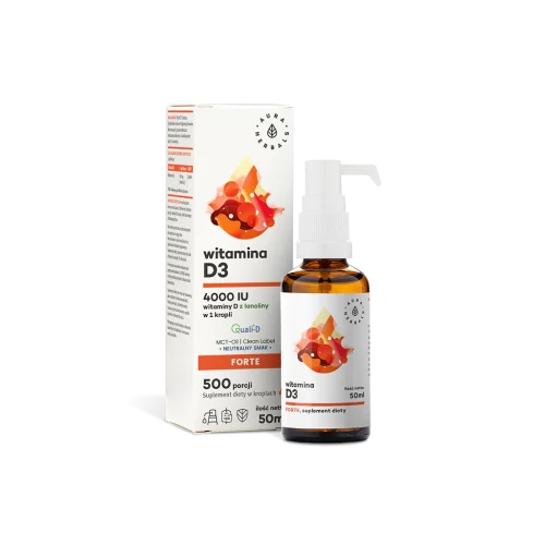 Witamina D3 4000 IU 50 ml - Aura Herbals