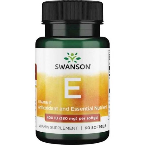 Witamina E 400 IU - 60 kapsułek - Swanson