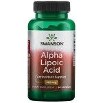 ALA Kwas alfa liponowy 600 mg 60 kapsułek - Swanson