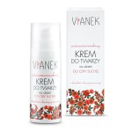 Przeciwzmarszczkowy krem do twarzy na dzień do cery suchej 50 ml - Vianek