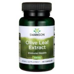 Olive Leaf Extract Liść oliwny ekstrakt 500 mg 60 kapsułek - Swanson