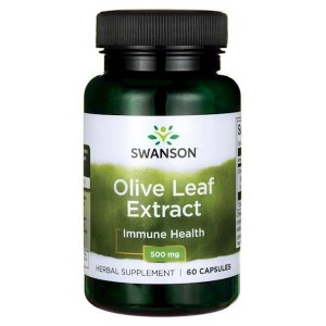 Olive Leaf Extract Liść oliwny ekstrakt 500 mg 60 kapsułek - Swanson