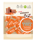 Krówki o smaku karmelu z solą bezglutenowe bezmleczne BIO 150 g - Super Krówka