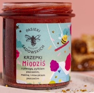 Miód Krzepki Miodziś 410 g - Pasieki Rodziny Sadowskich