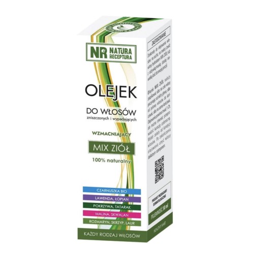 Olejek do włosów Mix Ziół 50 ml - Natura Receptura