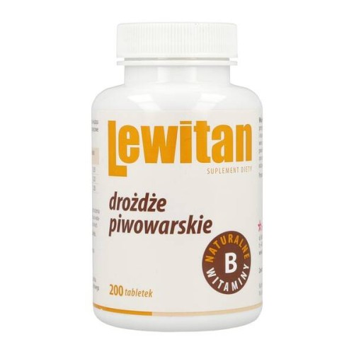 Lewitan Drożdże piwowarskie 100 g - 200 tabletek - Centuria