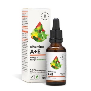 Witamina A+E krople 30 ml - Aura Herbals