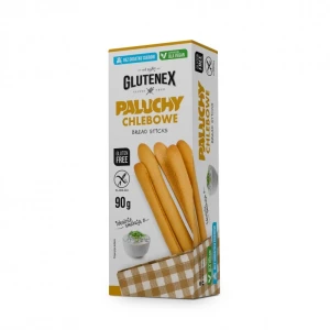 Paluchy chlebowe grissini bez dodatku cukrów bezglutenowe 90 g - Glutenex