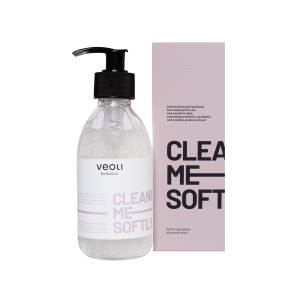Nawilżająco - łagodzący żel do mycia twarzy Cleaning Me Softly 190 ml - Veoli Botanica