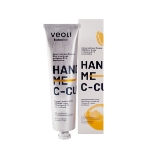 Intensywnie nawilżający lekki krem do rąk z witaminą C 3% i pantenolem Hand Me C-Cure 75 ml - Veoli Botanica
