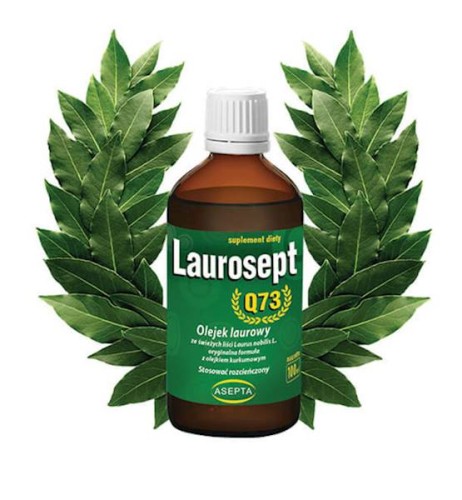 Laurosept Q73 olejek laurowy 100 ml - Asepta