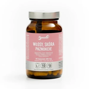 Włosy Skóra Paznokcie 50 kapsułek roślinnych - Panaseus