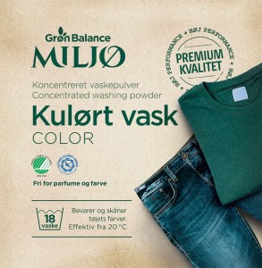 Proszek do prania kolorowych ubrań koncentrat ECO 785 g - Grøn Balance