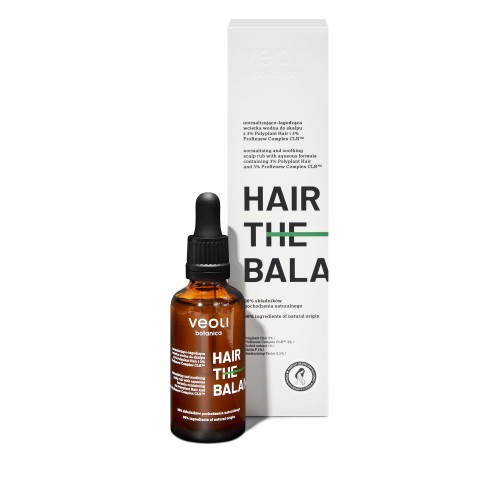 Normalizująco - łagodząca wcierka wodna do skalpu z 3% Polyplant Hair i 3% ProRenew Complex CLR™ Hair The Balance 50 ml - Veoli Botanica