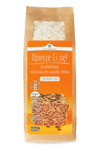 Mieszanka do wypieku chleba z pestkami dyni bezglutenowa 500 g - Pięć Przemian