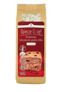 Mieszanka do wypieku chleba z żurawiną 500 g - Pięć Przemian