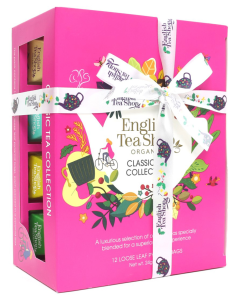 Kolekcja ekologicznych herbat 12 piramidek w 12 różnych smakach Classic Collection 24 g - English Tea Shop 