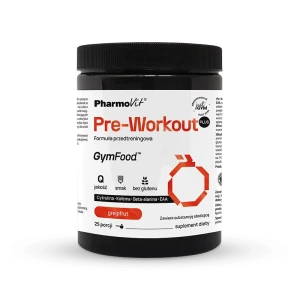 Pre - Workout Plus formuła przedtreningowa Grejpfrut 500 g - GymFood PharmoVit 