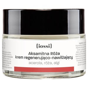 Aksamitna Róża Krem regenerująco - nawilżający Acerola, róża, algi 50 ml - iossi