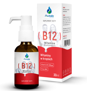 Witamina B12 Metylokobalamina 200 µg krople 30 ml - Avitale