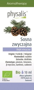 Olejek eteryczny Sosna zwyczajna BIO 10 ml - Physalis