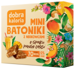 Mini batoniki z nerkowcami o smaku Mango Lassi 6 sztuk - Dobra Kaloria