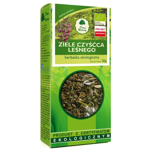 Czyściec leśny ziele EKO 20 g - Dary Natury