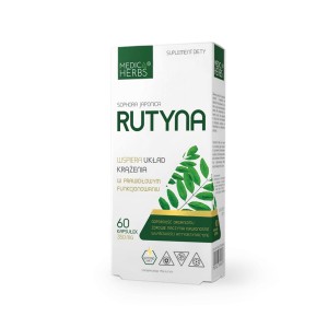 Rutyna Sophora japonica 350 mg 60 kapsułek - Medica Herbs